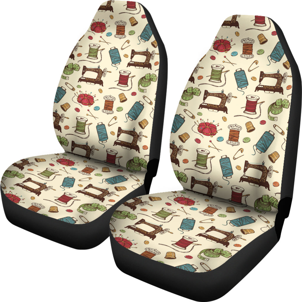 Sewing Equipment Print Design LKS303 Car Seat Covers
