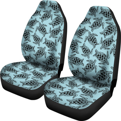 Sea Turtle Print Design LKS3010 Car Seat Covers