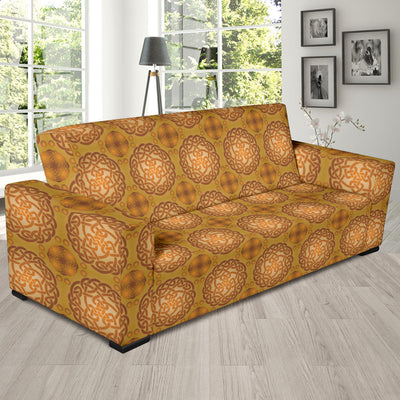 Celtic Pattern Print Design 01 Sofa Slipcover