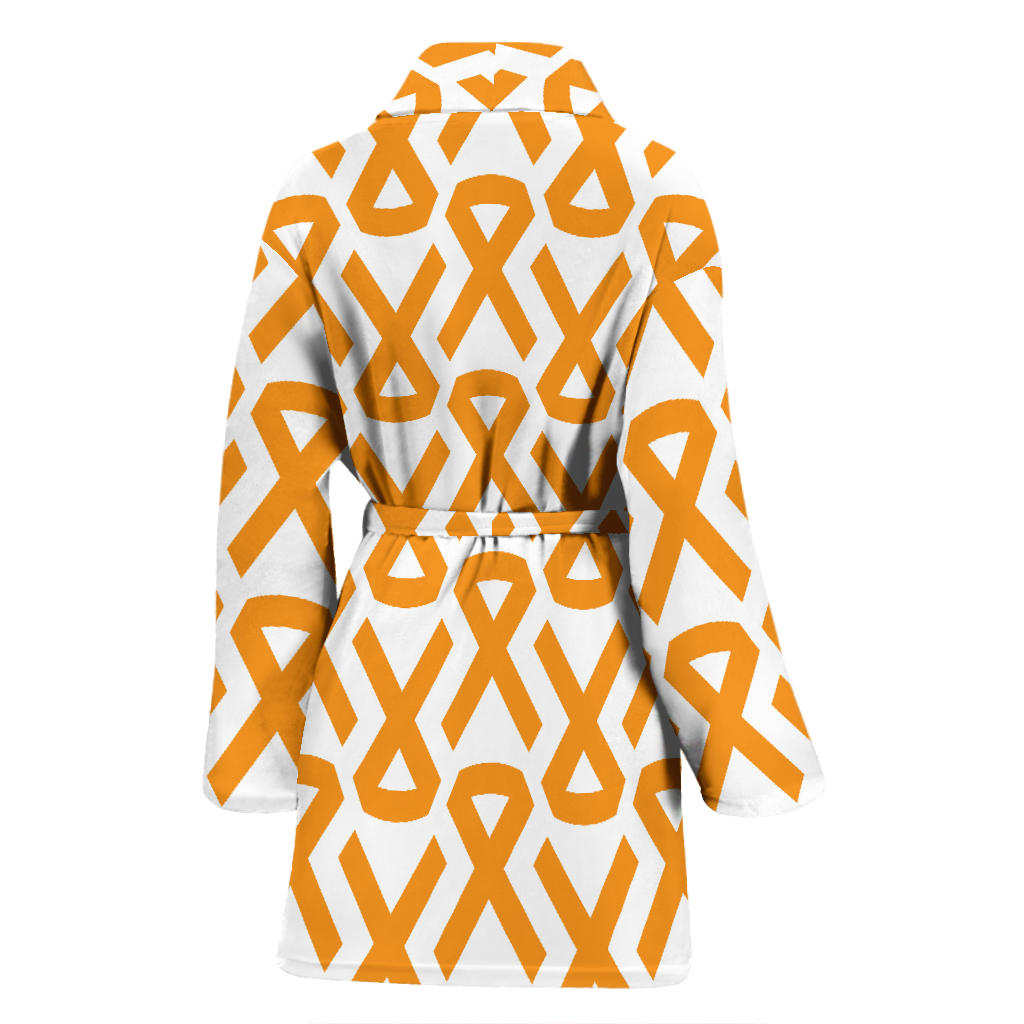 Appendix cancer Pattern Print Design 02 Women Bathrobe