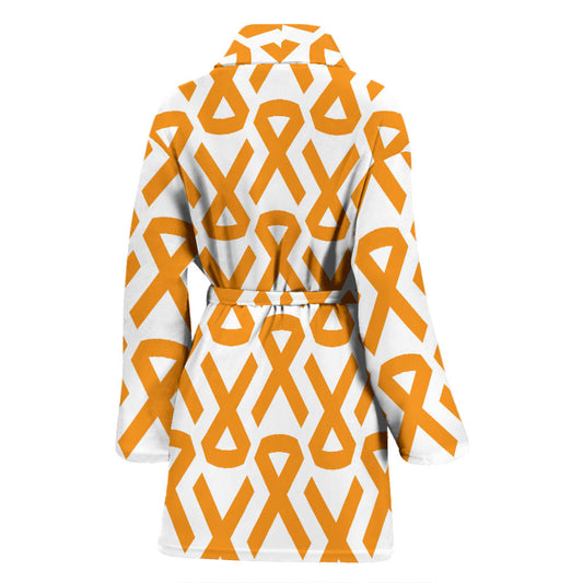 Appendix cancer Pattern Print Design 02 Women Bathrobe
