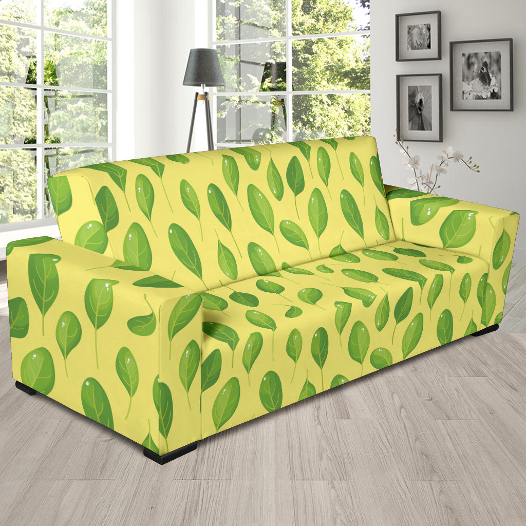 Spinach Print Design LKS302 Sofa Slipcover