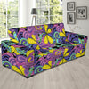 Psychedelic Pattern Print Design A04 Sofa Slipcover