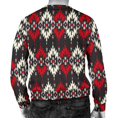 Southwestern Pattern Men Long Sleeve Sweatshirt