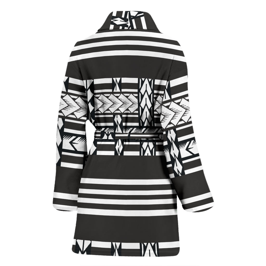 Samoan Tattoo Print Design LKS304 Women Bathrobe