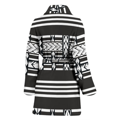 Samoan Tattoo Print Design LKS304 Women Bathrobe