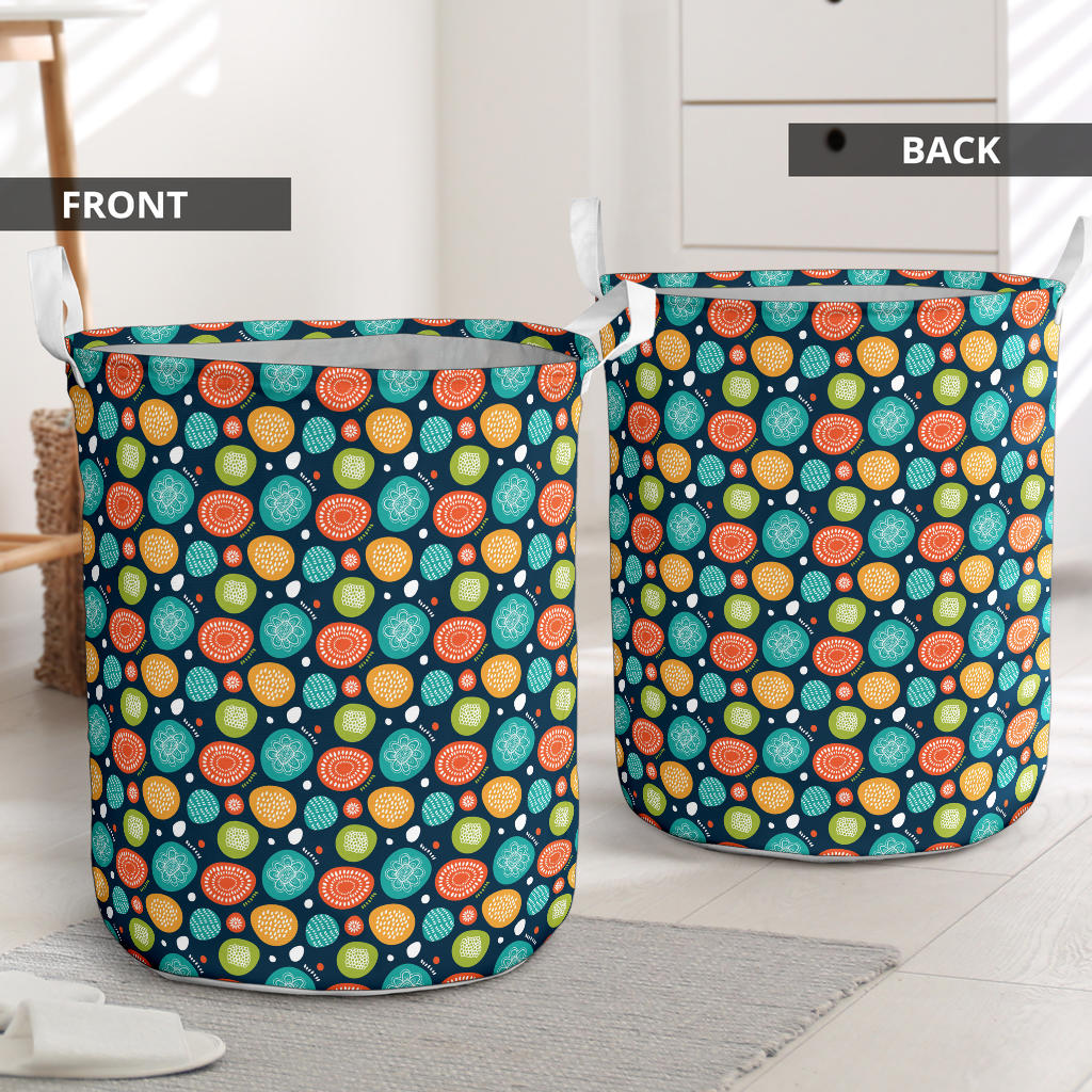 Swedish Themed Design Laundry Basket