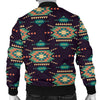 Navajo Geometric Style Print Pattern Men Bomber Jacket