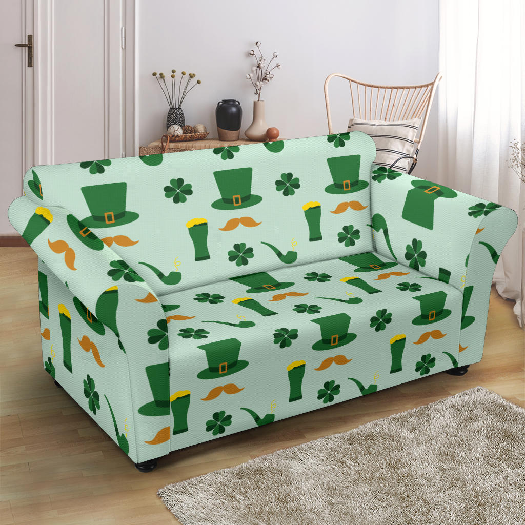 St Patricks Day Print Design LKS304 Loveseat Couch Slipcover