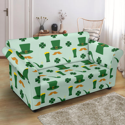 St Patricks Day Print Design LKS304 Loveseat Couch Slipcover