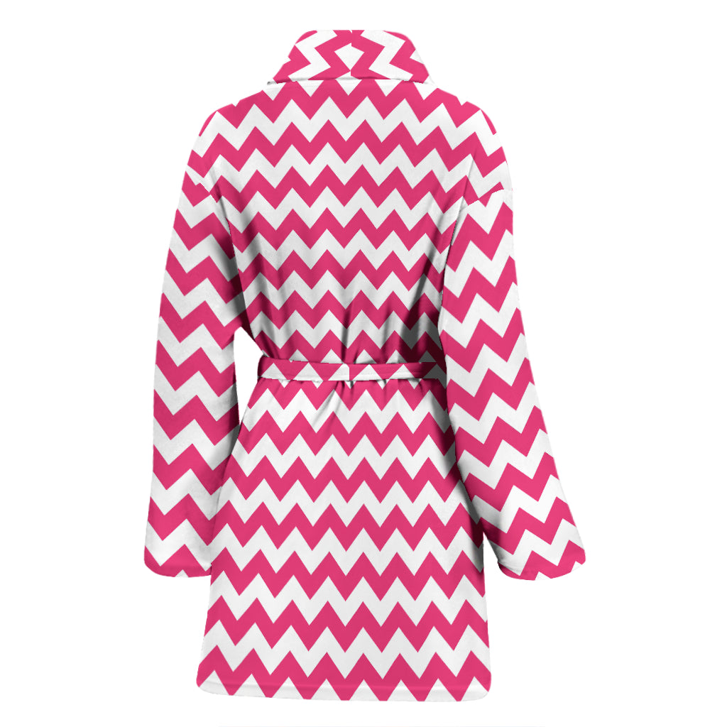 Chevron Print Design LKS402 Women Bathrobe