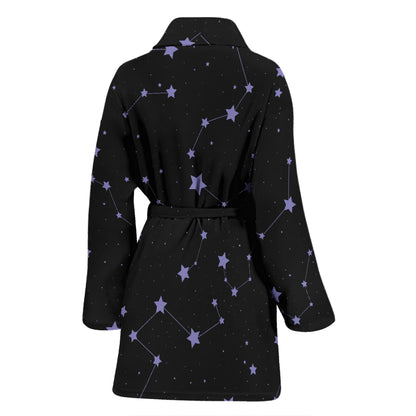 Star Print Design LKS303 Women Bathrobe