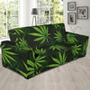 Pot Leaf Pattern Print Design A03 Sofa Slipcover