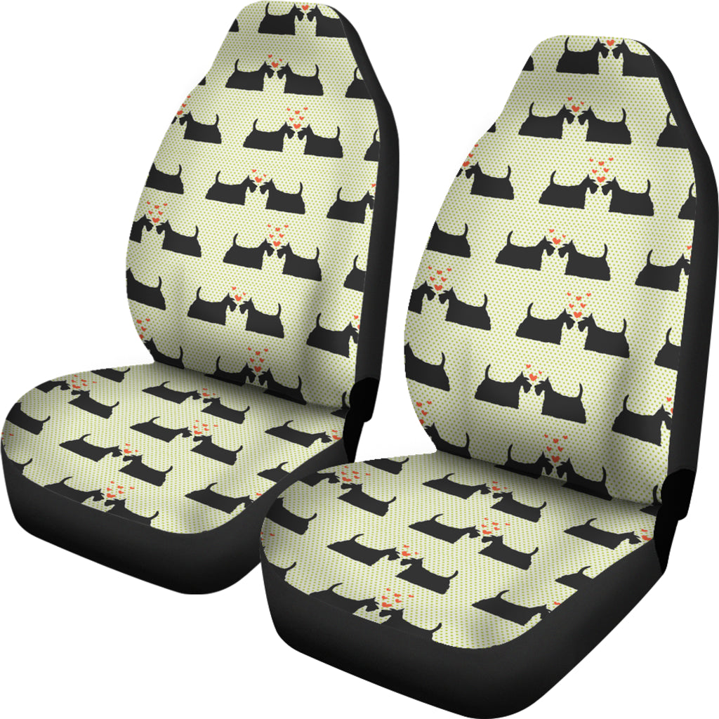 Scottish Terriers Print Design LKS304 Car Seat Covers