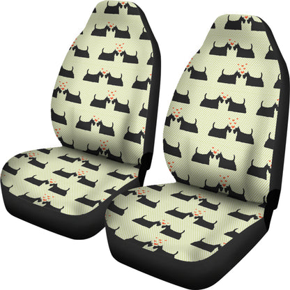 Scottish Terriers Print Design LKS304 Car Seat Covers