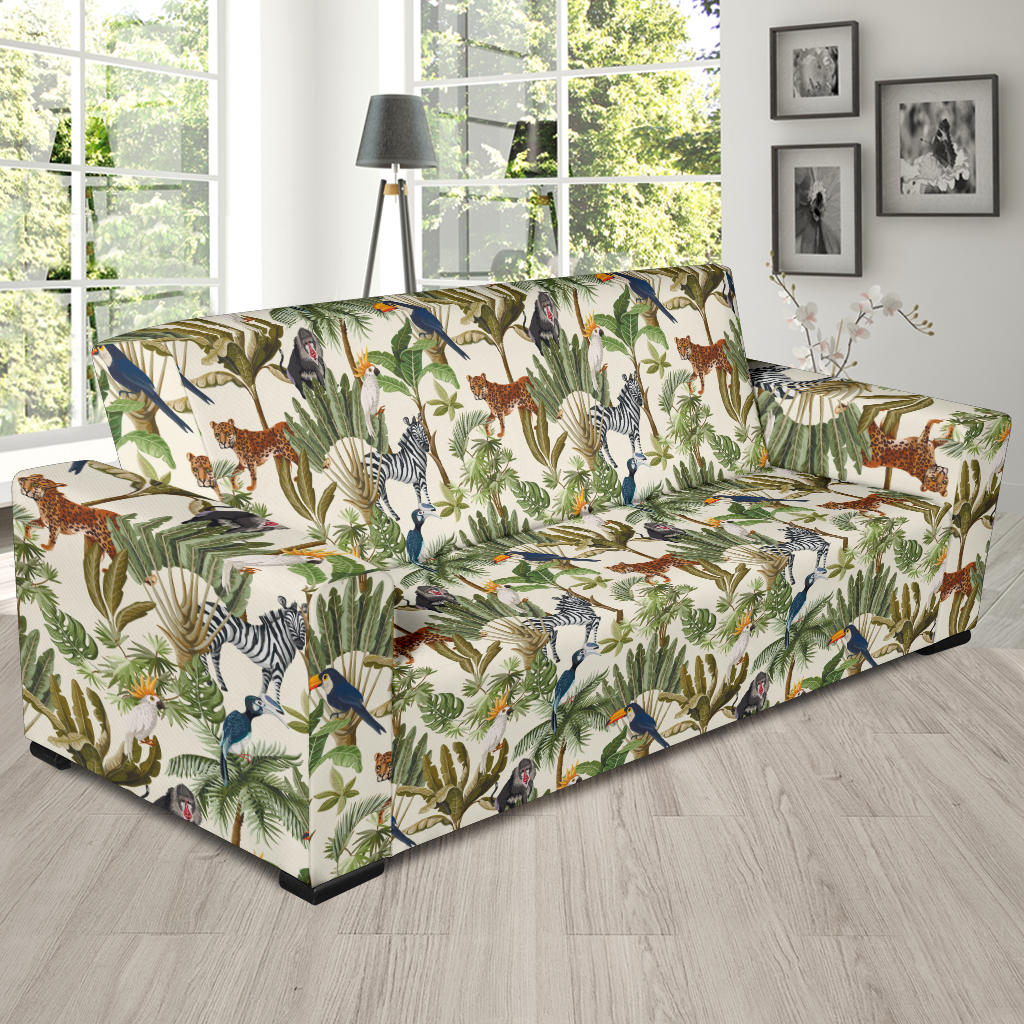 Safari Animal Print Design LKS304 Sofa Slipcover