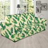 Banana Leaf Pattern Print Design 01 Sofa Slipcover