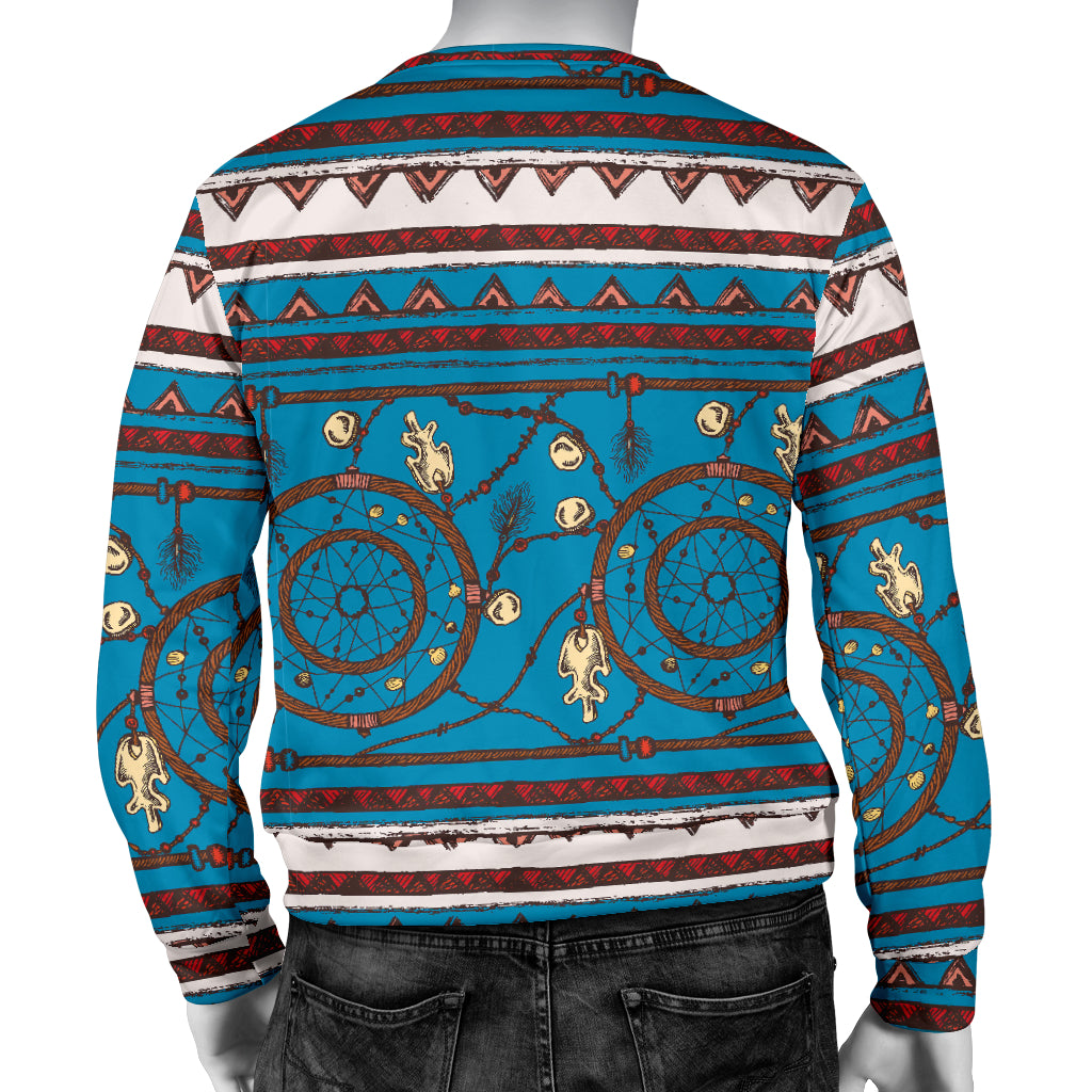 Dream catcher aztec Men Long Sleeve Sweatshirt