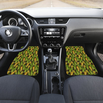 Agricultural Corn cob Print Car Floor Mats Front Back