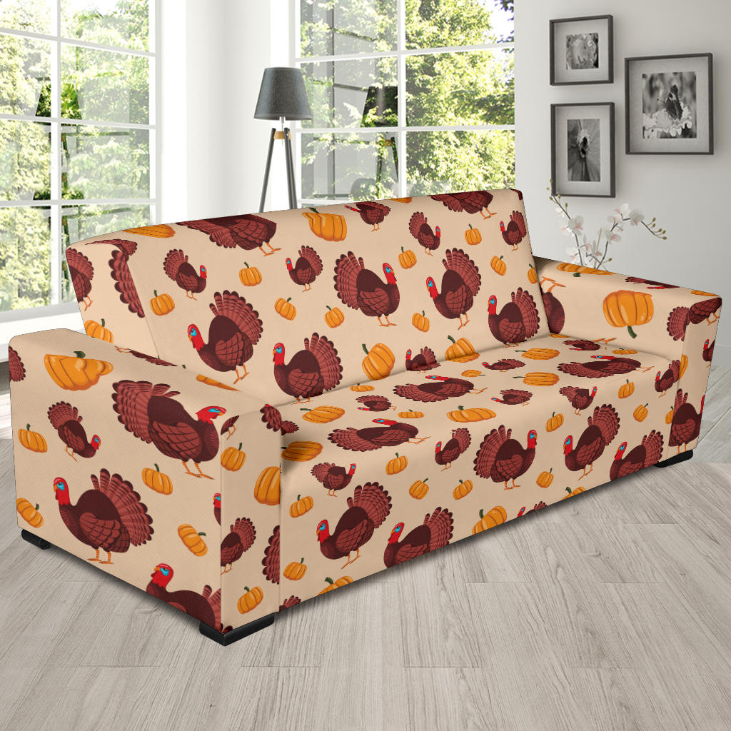 Thanksgiving Print Design LKS308 Sofa Slipcover