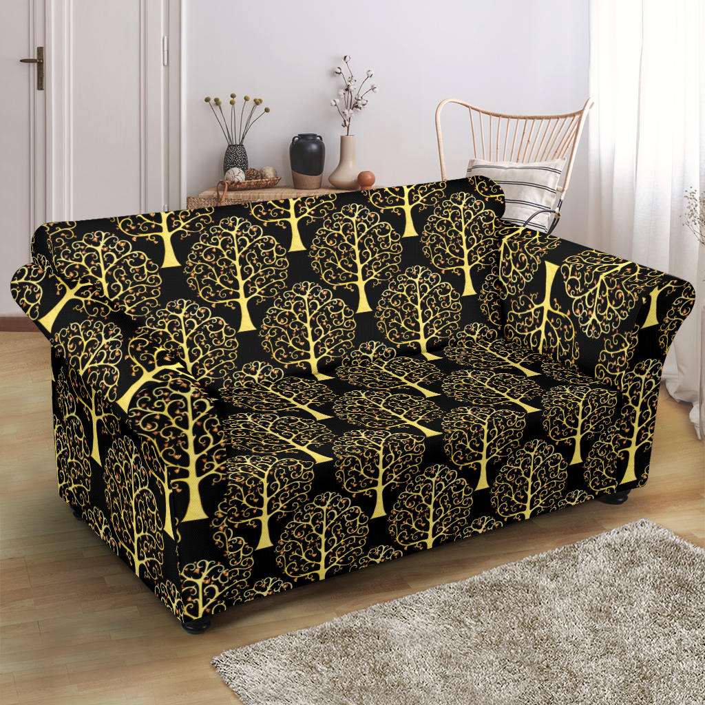 Tree Of Life Print Design LKS302 Loveseat Couch Slipcover