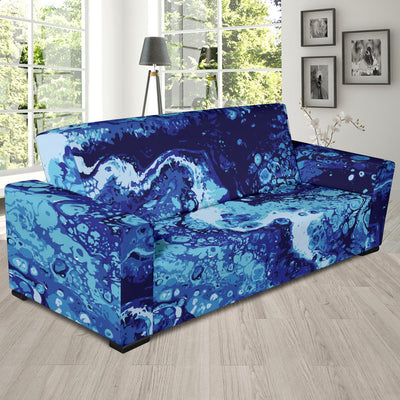 Ocean Liquid Pattern Print Design A03 Sofa Slipcover