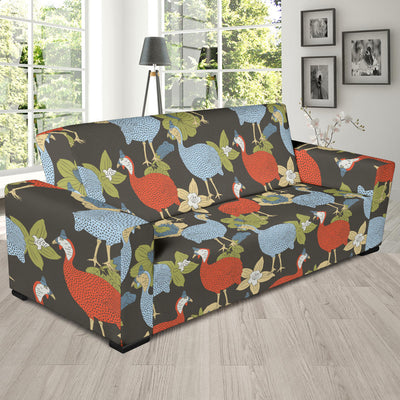 Guinea Fowl Pattern Print Design 02 Sofa Slipcover