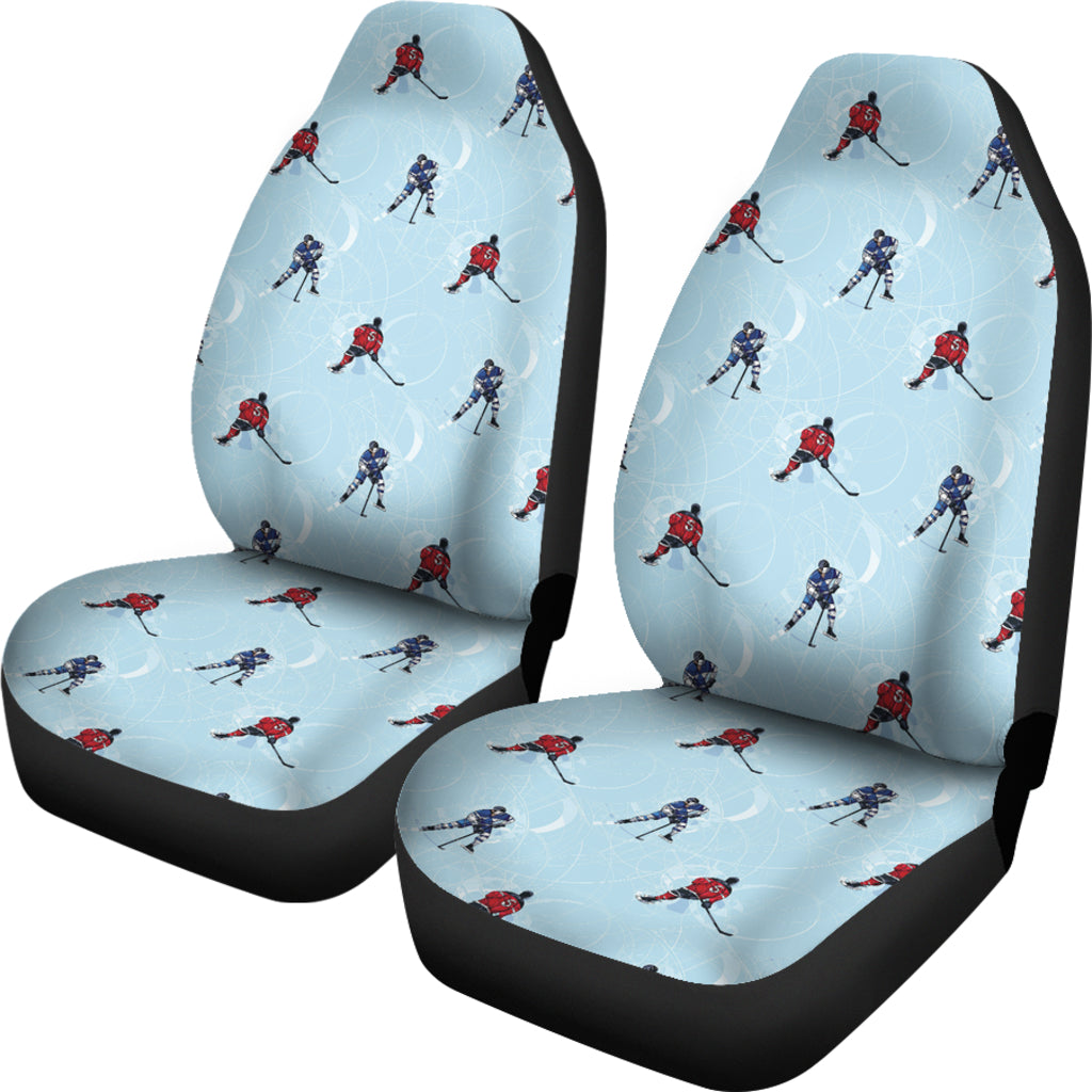 Hockey Player Print Design LKS302 Car Seat Covers