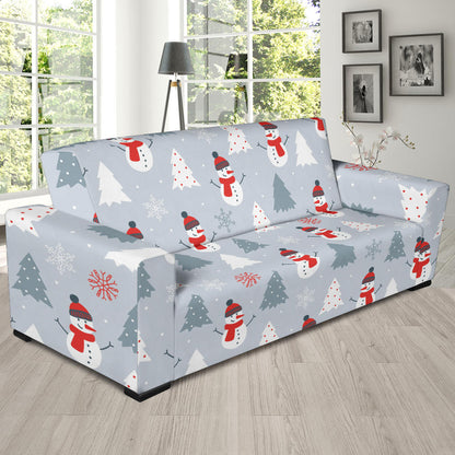 Snowman Print Design LKS302 Sofa Slipcover