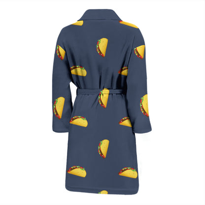 Taco Print Design LKS305 Men Bathrobe