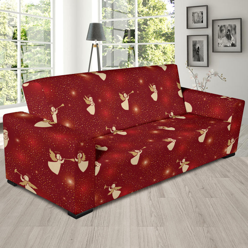 Angel Pattern Print Design 07 Sofa Slipcover