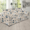 Bear Pattern Print Design 05 Sofa Slipcover