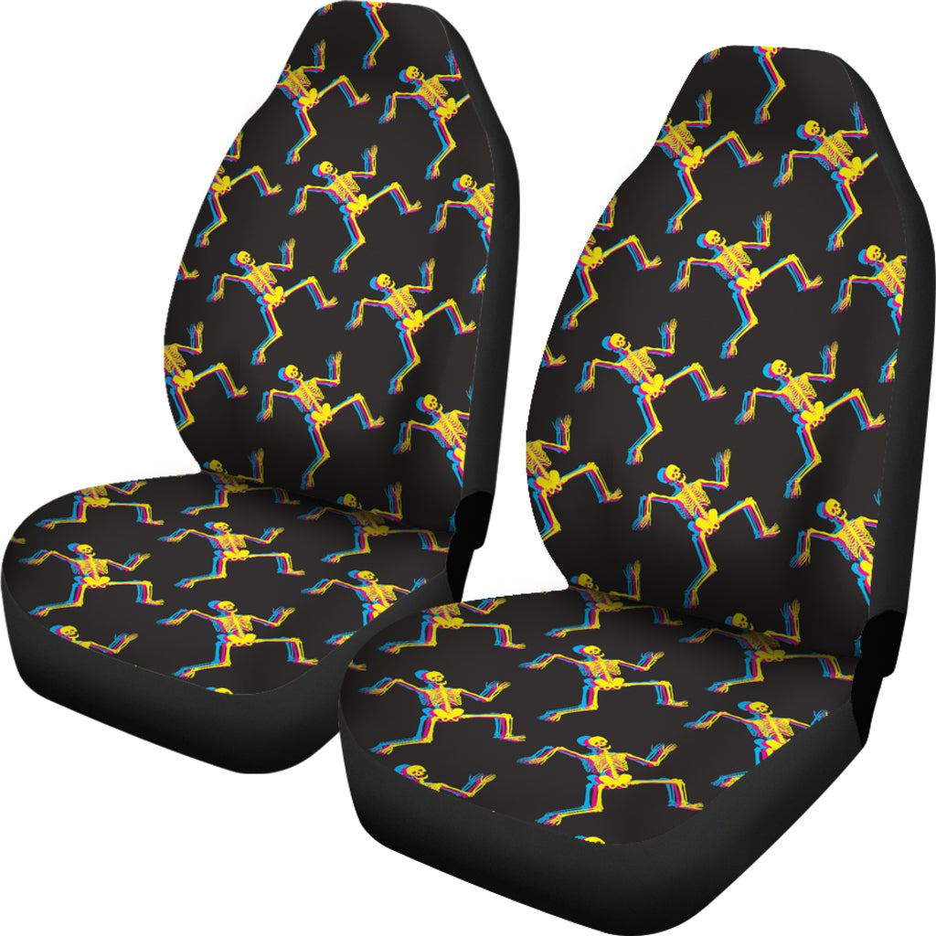Skeleton Skeleton 3D Print Design LKS301 Car Seat Covers