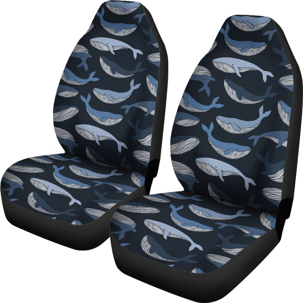 Whale Print Design LKS301 Car Seat Covers