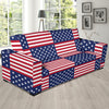 Patriotic US Flag Pattern Print Design A03 Sofa Slipcover