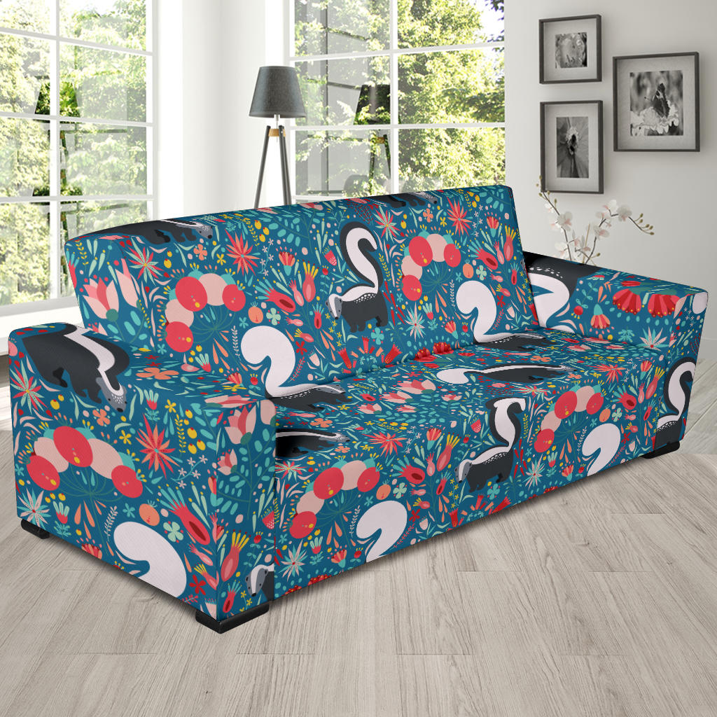 Skunk Print Design LKS302 Sofa Slipcover