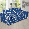 Dog Bone Pattern Print Design 03 Sofa Slipcover