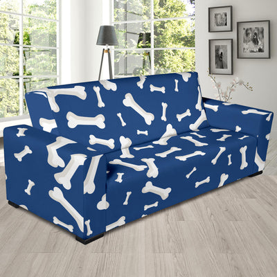 Dog Bone Pattern Print Design 03 Sofa Slipcover