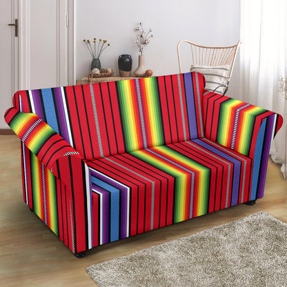 Serape Print Design LKS305 Loveseat Couch Slipcover