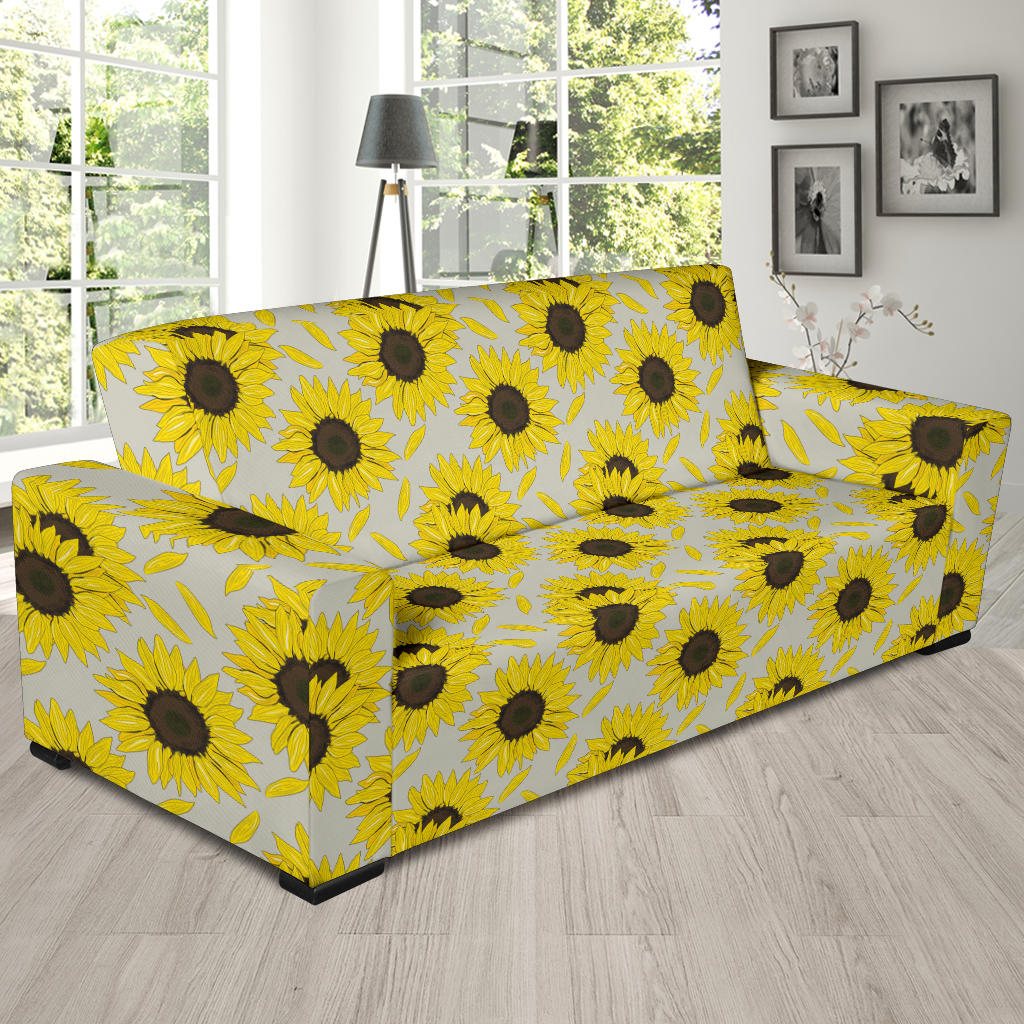 Sunflower Print Design LKS309 Sofa Slipcover