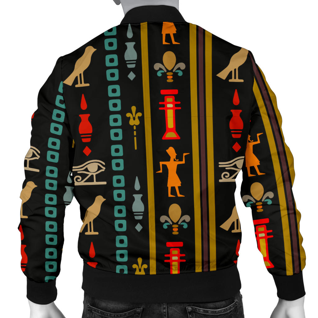 Eye of Horus Egypt Style Pattern Men Bomber Jacket