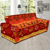 African Pattern Print Design 04 Sofa Slipcover