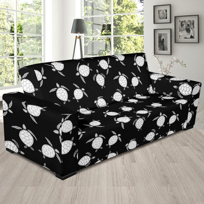 Sea Turtle Print Design LKS303 Sofa Slipcover