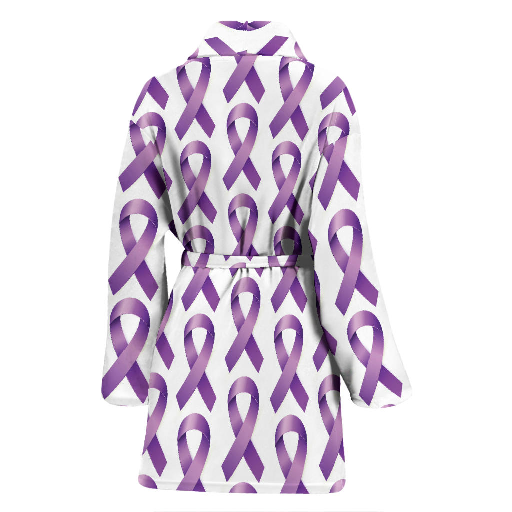 Pancreatic cancer Pattern Print Design A01 Women Bathrobe