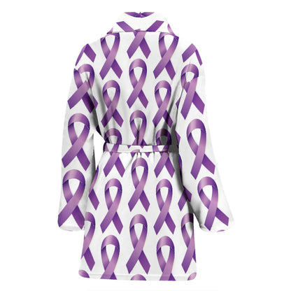 Pancreatic cancer Pattern Print Design A01 Women Bathrobe