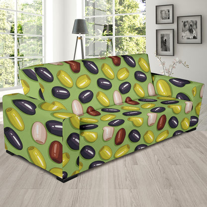 Olive Print Design LKS301 Sofa Slipcover