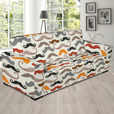 Mustache Pattern Print Design A02 Sofa Slipcover