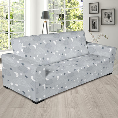 Cloud Pattern Print Design 04 Sofa Slipcover