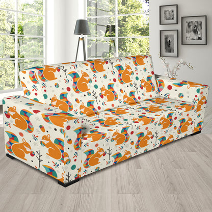 Squirrel Print Design LKS304 Sofa Slipcover