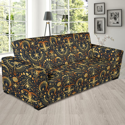 Sun Moon Print Design LKS308 Sofa Slipcover